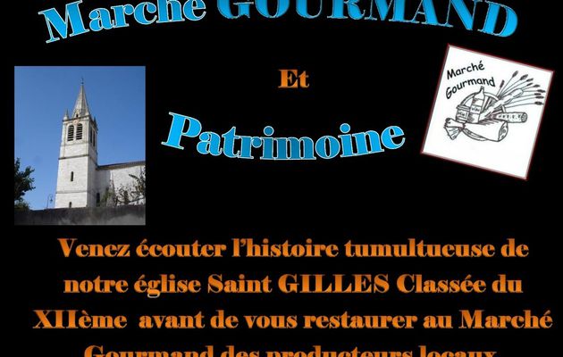 Cazideroque : Marché gourmand et petit patrimoine