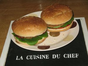 Burger de haricots blanc