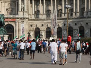 Vienne sous le soleil (et avec les manifestations pro Gaza).