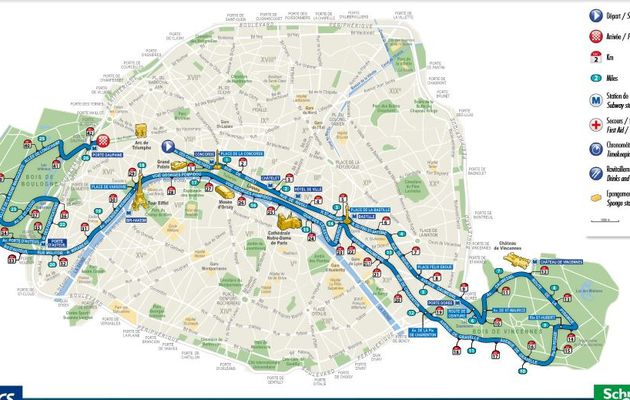 Demain c'est le marathon de Paris !