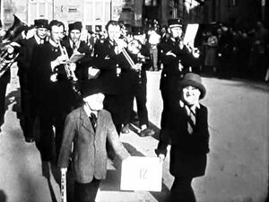 Défilés du Carnaval entre 1950 et 1955 à Algrange