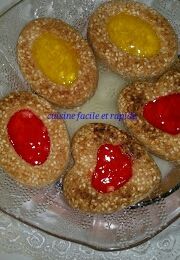 Gateaux aux grains de sésame. حلوة الجلجلان