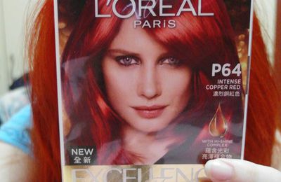 Intense copper hair