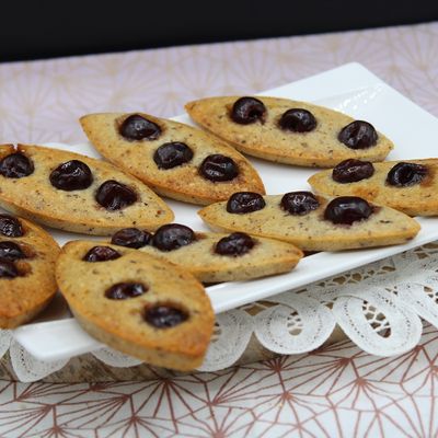 Financiers noisettes et griottines