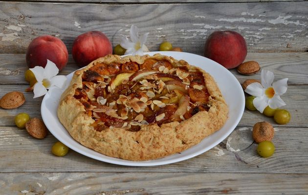 Tarte rustique aux fruits d’été