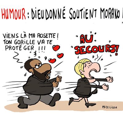 HUMOUR : Dieudonné soutient Nadine Morano !