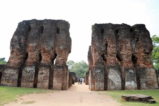 Polonnaruwa ruines Palais Royal Sri Lanka