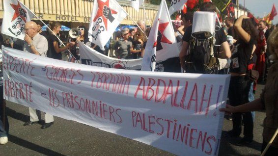 Manifestation soutien à Georges Ibrahim Abdallah