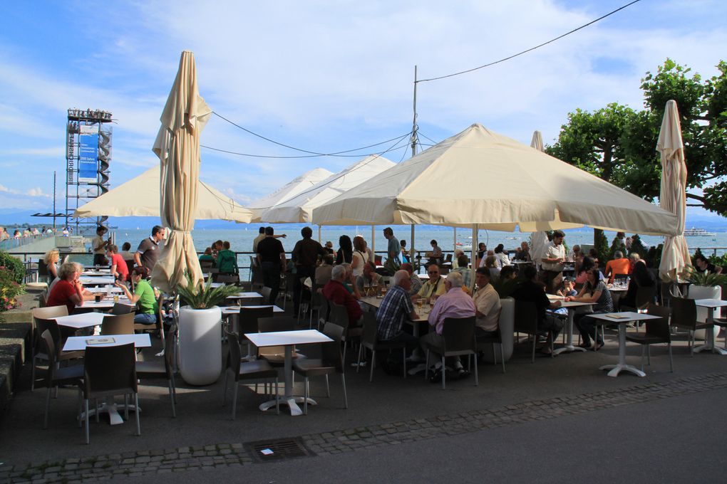 Visite du port de Friedrichshafen et le Zeppelin au bord du Lac de Constance.