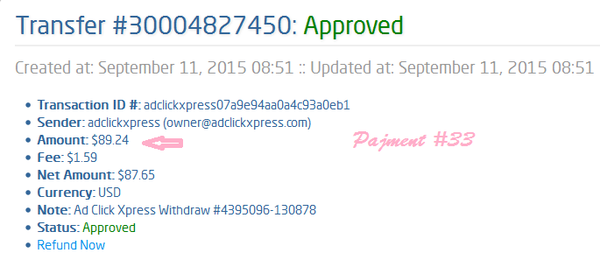 ACX Withdrawal Proof # 33