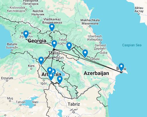 Bilan Azerbaïdjan / Arménie / Géorgie - 2023