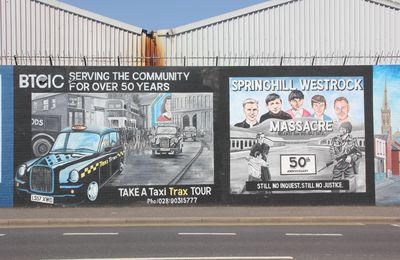1112) Divis Street, International Wall, West Belfast