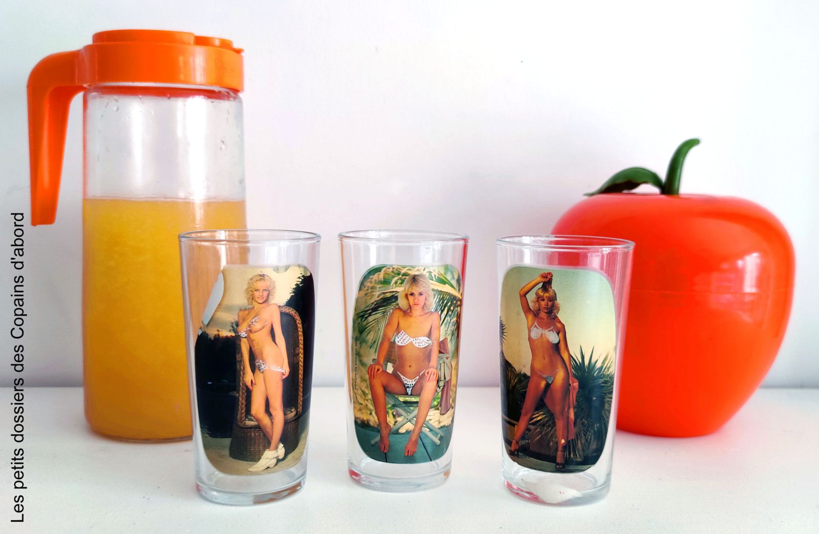 Les verres strip-teases des années 70-80 par Nath-Didile - Les petits  dossiers des Copains d'abord