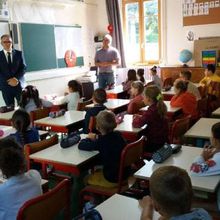 On parle de la rentrée scolaire de Vigeois.