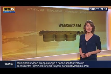 [EN CE MOMENT] LUCIE NUTTIN pour WEEK-END 360 sur BFM TV