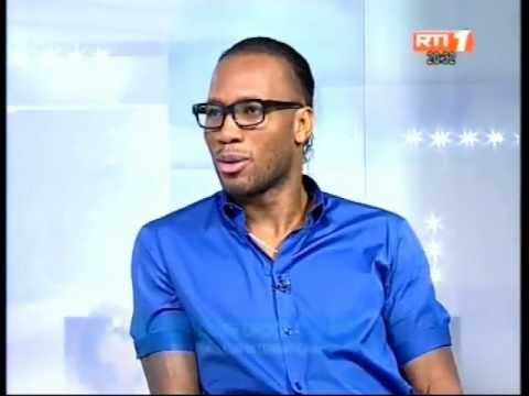 Le capitaine des Elephants, Didier Drogba sur le plateau du Journal Televise