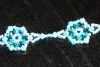 Bracelet flocon turquoise