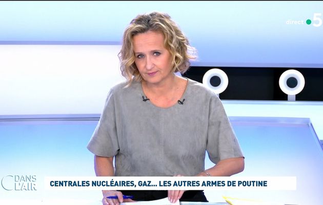 Caroline Roux C Dans l'Air France 5 le 08.03.2022