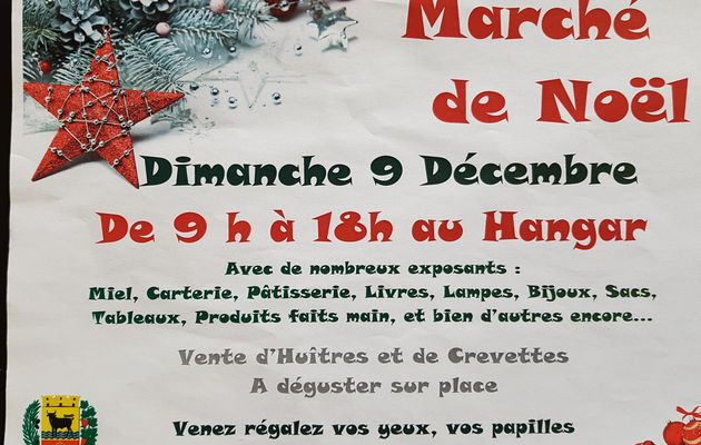 Marché de Noël Dimanche 9 décembre 