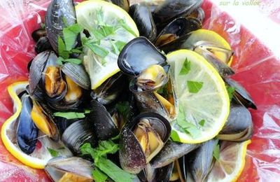 papillote de moules au citron