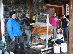 Val d'Allos, Du jus de fruits pour la bonne cause.