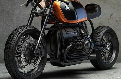 V Tuning moto version cafe racer