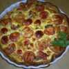 tarte du jardin aux tomates et bacon