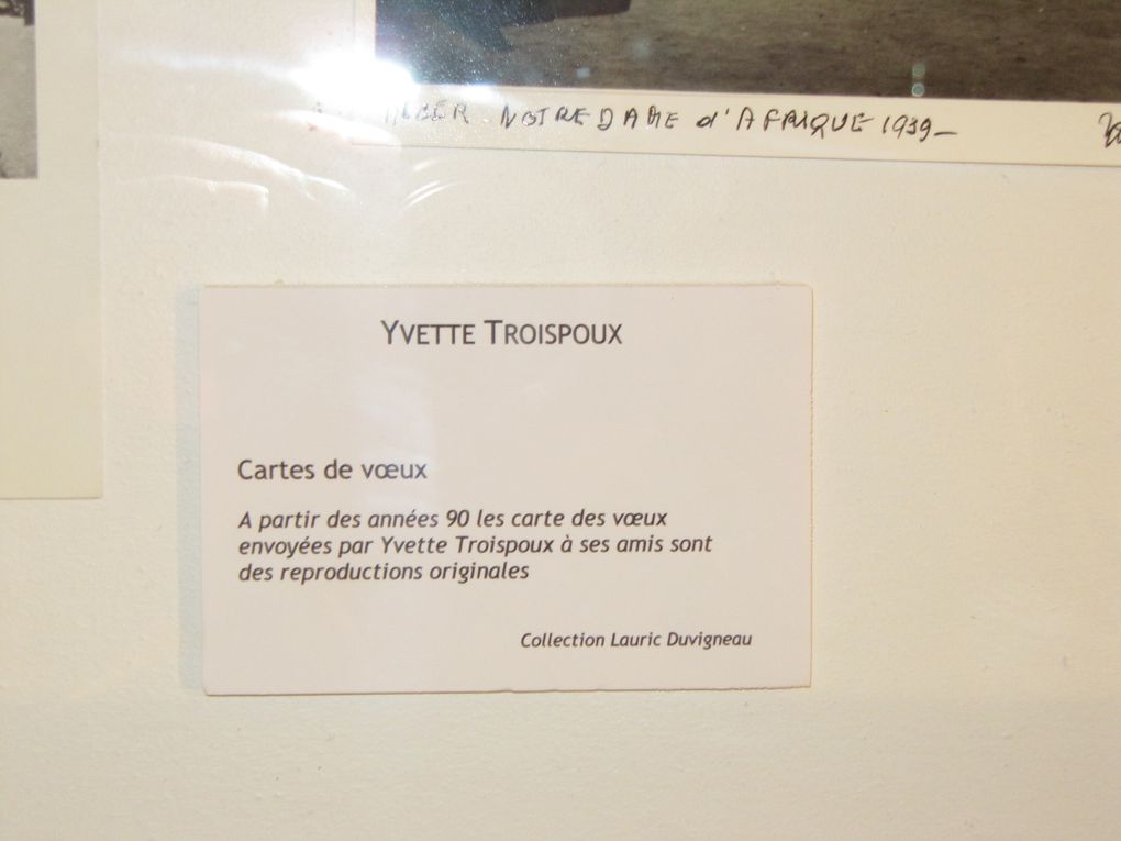 En novembre 2012, le musée du Montparnasse a présenté "Mademoiselle Yvette Troispoux, photographe", première exposition rétrospective présentant des photographies tirées de son album privé. Un livre a été édité. Découvrir son parcours surprenant sur les liens ci-contre et ci-dessous :  http://fr.wikipedia.org/wiki/Yvette_Troispoux   ou  http://lauric.duvigneau.over-blog.com/article-12444208.html