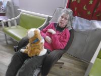 Des animaux empathiques ont été mis aux Valérianes et présentés aux résidents