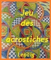 JEU DES ACROSTICHES CHEZ LENAIG- TENDRESSE