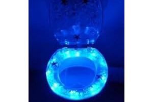 Wc Brille mit 10 Led Beach Blue