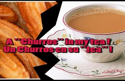 A "churros" in my tea !