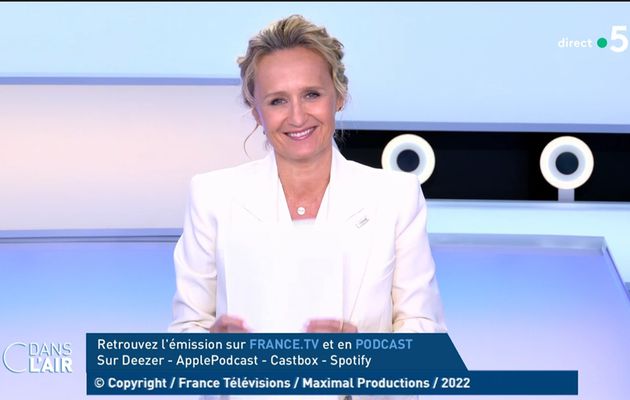 Caroline Roux C Dans l'Air France 5 le 10.05.2022