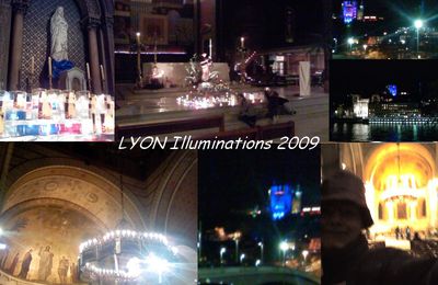 ILLUMINATIONS DU 8 DECEMBRE A LYON