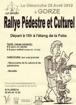 Gorze : Rallye Pédestre et Culturel