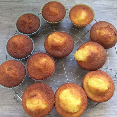 Muffins au yaourt, coeur surprise