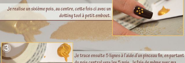 Nail art - Origami floconneux