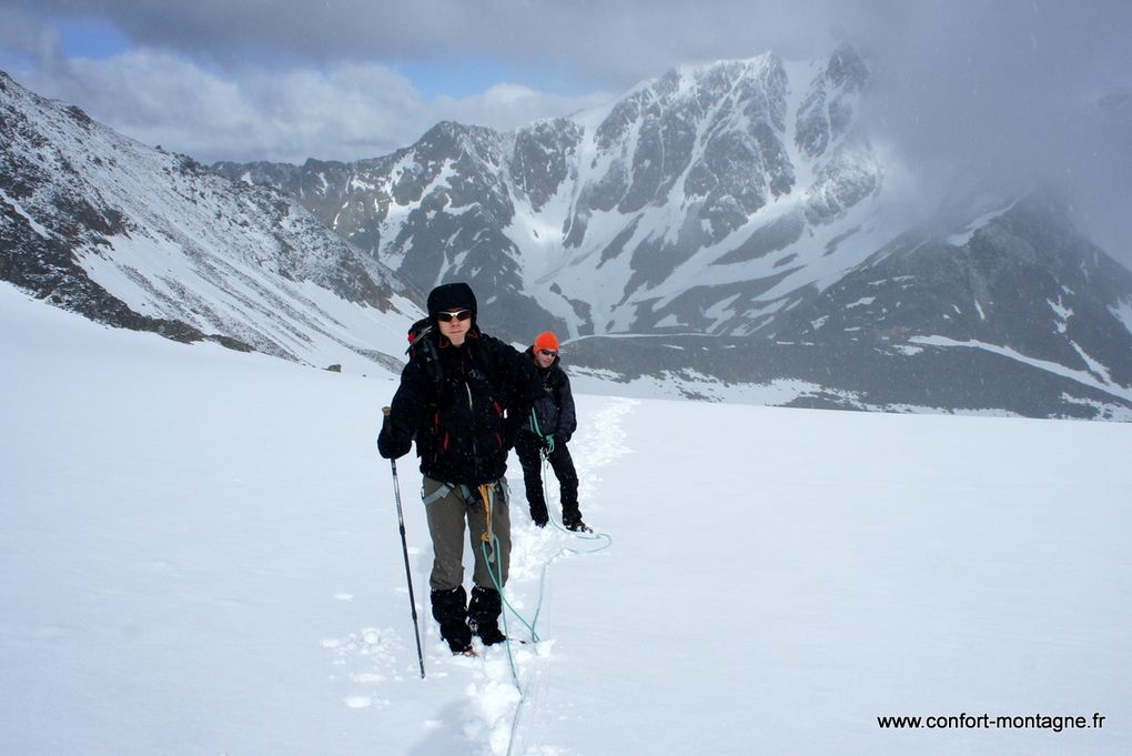 Autriche : Trek glaciaire dans l'Ötztal, la pauseTyrolienne...