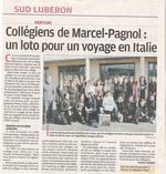 Nov 2010 : Le Gipe & Le Loto du College M.Pagnol