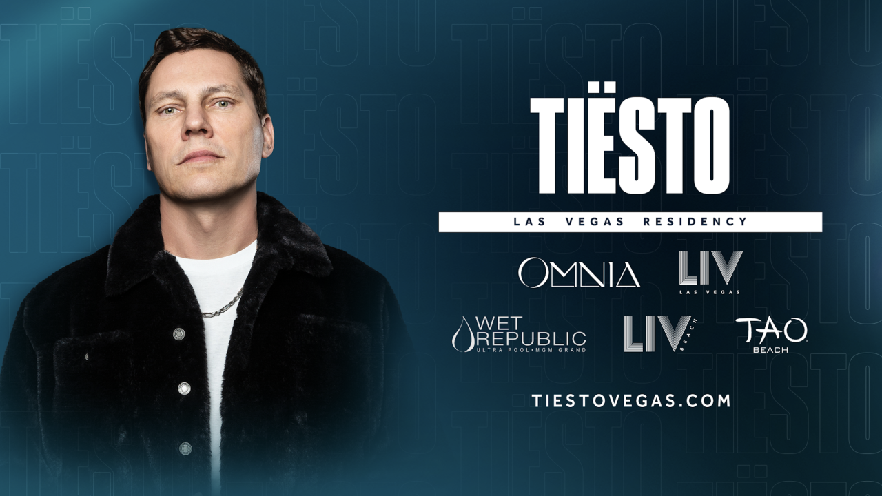 Tiësto, new Las Vegas residency 2025 Omnia, Liv, Wet Republic, Tao