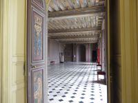 grand salon, cônes de Zarka , vieux livre scientifique  de l'abbé Nollet de 1750