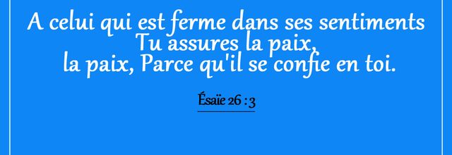 Ésaïe 26:3