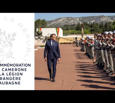 Cérémonie de Camerone à Aubagne du 30 avril 2025