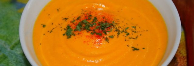 VELOUTE CAROTTE ET NOIX DE COCO