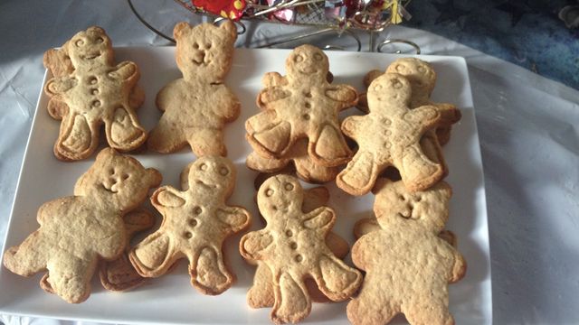 Sablés de la Saint Nicolas au café