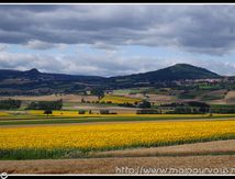 Butte de Vodable (gauche) et le pic d'Ysson (droite) ... (fin)