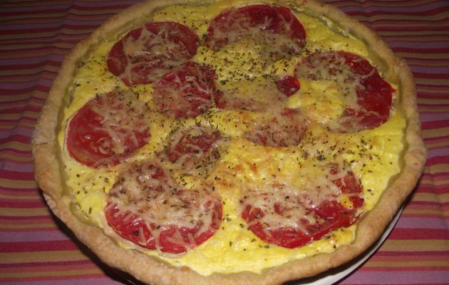 Tarte brousse/tomate