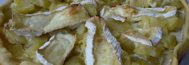 tarte pomme de terre camembert