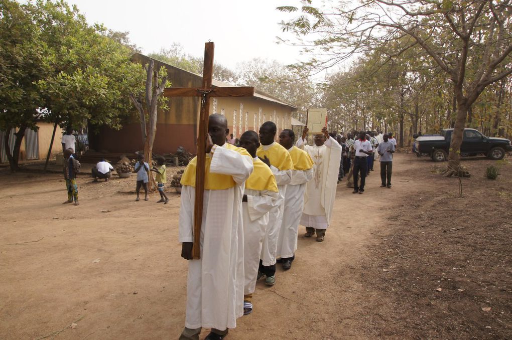 Jubilé d'Argent de la présence SVD au Bénin. La célébration du Jubilé à Bétérou, dans le diocèse de Parakou, nord du Bénin