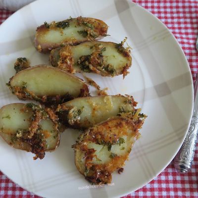 Pommes de terre gratinées au parmesan 